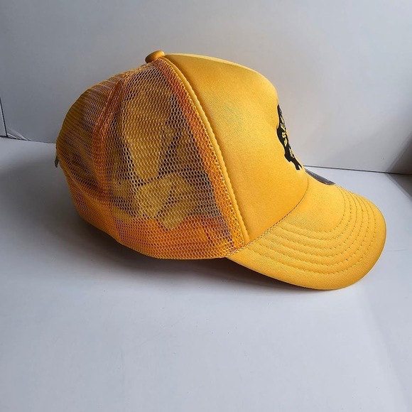Breakroom Brewery Chicago IL Rare Hat Saw Blade Trucker Hat Yellow - Picture 2 of 5